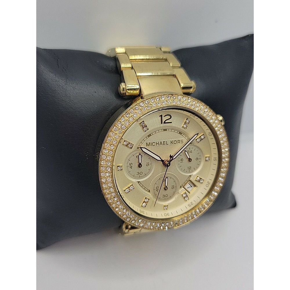 Michael Kors Parker MK5354 Women Stainless Steel Analog Dial Quartz Watch AM127 - Picture 3 of 10